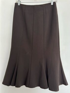 Insight Brown Flared Skirt